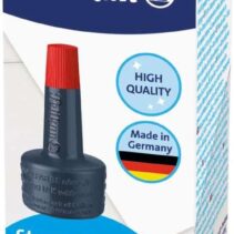 Pelikan Bote de Tinta para Tampones 28ml - Sin Aceite - Secado Rapido - Resistente al Agua - Color Rojo Intenso