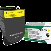 Lexmark CS417/CX417/CS517/CX517 Amarillo Cartucho de Toner Original - 71B2HY0/71B0H40