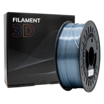 Filamento 3D PLA SILK - Diametro 1.75mm - Bobina 1kg - Color Plata