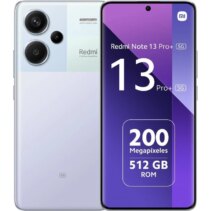 Xiaomi Redmi Note 13 Pro Plus 5G Smartphone Pantalla AMOLED 6.67" - 8GB - 256GB - Camara Principal 200MP - Bateria 5000mAh - Admite Carga de 120W - Color Morado