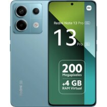 Xiaomi Redmi Note 13 Pro 5G Smartphone Pantalla AMOLED 6.67" FHD+ - 8GB - 128GB - Camara Cuadruple 200MP - Bateria 5100mAh - Carga Rapida 67W - Color Azul