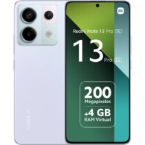 Xiaomi Redmi Note 13 Pro 5G Smartphone Pantalla AMOLED 6.67" FHD+ - 8GB - 128GB - Camara Cuadruple 200MP - Bateria 5100mAh - Carga Rapida 67W - Color Morado