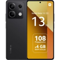 Xiaomi Redmi Note 13 5G Smartphone Pantalla AMOLED 6.67" - 8GB - 256GB - Camara Principal 108MP - Bateria 5000mAh - Admite Carga de 33W - Color Negro