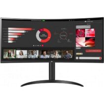 LG Ultrawide Monitor 34" Curvo LED WQHD FreeSync 100Hz - Respuesta 5ms - Angulo de Vision 178º - Ajustable en Altura - 21:9 - USB-A