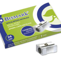 Bismark Afilalapiz Metalico para Lapices Normales - Color Acero