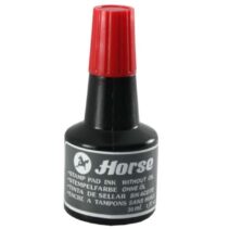 Horse Bote de Tinta para Tampon 30ml - Sin Aceite - Color Rojo