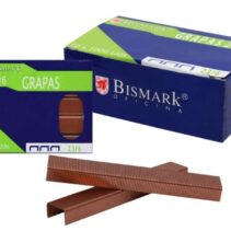 Bismark Caja de 10000 Grapas Cobreadas de Alambre de Alta Calidad - Color Cobre