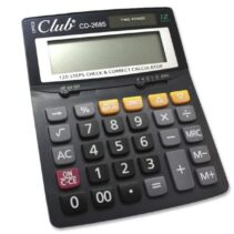 Ingraf CD-2685-12Rp Calculadora de 12 Digitos - Tecla de Borrado - 3 Teclas de Memoria - Doble Cero y Porcentaje - Suma Extragrande - Alimentacion Solar y a Pilas - Color Negro