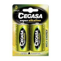 Cegasa Super Alcaline LR20 Pack 2 Pilas LR20 1.5V - Alta Tecnologia - Fiabilidad - Elevado Rendimiento