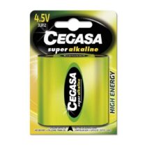 Cegasa Super Alkaline Pack de 1 Pila 3LR12 4.5V - Alta Tecnologia - Fiabilidad - Elevado Rendimiento - Maximas Prestaciones