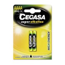 Cegasa Super Alkaline LR8D425 Pack de 2 Pilas AAAA - Alta Tecnologia - Fiabilidad - Elevado Rendimiento - Maximas Prestaciones