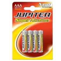 Jupiter Pack de 4 Pilas Alcalinas LR03 AAA - Alta Tecnologia - Fiabilidad - Elevado Rendimiento - Maximas Prestaciones