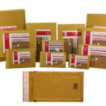 Bismark Bolsa Acolchada Kraft Nº12 120x215mm - Recubrimiento Interno de Laminas de Burbuja de Aire - Cierre Autoadhesivo - Ideal para Envios con Alta Proteccion