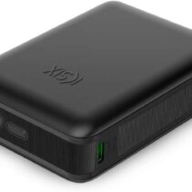 Ksix Powerbank Nano 10.000 mAh - Tamaño de Bolsillo - Power Delivery - 22.5 W - Cable USB-C a USB-C - Carga Simultanea - Color Negro