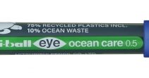 Uni-ball Eye Ocean Care UB-150ROP Boligrafo de Tinta Liquida - Punta de Bola 0.5mm - Tinta Resistente al Agua y Luz - Color Verde