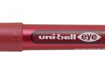 Uni-ball UB-150-38 Eye Ultra Micro Boligrafo de Tinta Liquida - Punta de Bola 0.38mm - Tinta Resistente al Agua y Luz - Sistema de Control de Tinta - Color Rojo