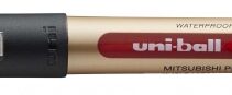 Uni-ball Eye Broad UB-150-10 Boligrafo de Tinta Liquida - Punta de Bola 1mm - Tinta Resistente al Agua y Luz - Sistema de Control de Tinta - Color Rojo