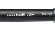 Uni-ball AIR MICRO UBA-188-M Rollerball - Punta de Acetato Plastico 0.5mm - Escritura Ajustable - Tinta Pigmentada Resistente al Agua y Luz - Color Negro