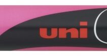 Uni-ball PWE-5M Marcador de Tiza Liquida - Punta Conica 1.8-2.5mm - Borrado en Humedo - Resistente a la Lluvia - Color Rosa