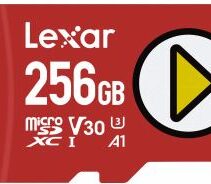 Lexar Ultra Tarjeta de Memoria microSDXC 256GB - Velocidad de Lectura hasta 160MB/s - Color Rojo