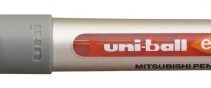 Uni-ball Eye Fine UB-157 Boligrafo de Tinta Liquida - Punta de Bola 0.7mm - Tinta Resistente al Agua y Luz - Sistema de Control de Tinta - Color Naranja