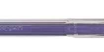 Uni-ball Signo Noble Metal UM-120NM Roller de Tinta Gel - Punta de Bola 0.8mm - Tinta Resistente al Agua y Luz - Escribe en Papel Negro y Blanco - Color Violeta