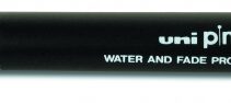 Uni-ball PIN02-200(S) Rotulador Calibrado - Punta Poliacetal 0.2mm - Tinta Pigmentada Resistente al Agua y Luz - Ideal para Dibujo Profesional y Escritura - Color Negro