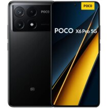 Poco X6 Pro 5G Smartphone Pantalla AMOLED 6.67" 1.5K - 12GB - 512GB - Camara Principal 64MP - Bateria 5000mAh - Admite Carga de 67W - Color Negro