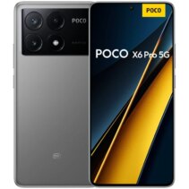 Poco X6 Pro 5G Smartphone Pantalla AMOLED 6.67" 1.5K - 12GB - 512GB - Camara Principal 64MP - Bateria 5000mAh - Admite Carga de 67W - Color Gris