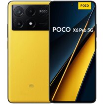 Poco X6 Pro 5G Smartphone Pantalla AMOLED 6.67" 1.5K - 12GB - 512GB - Camara Principal 64MP - Bateria 5000mAh - Admite Carga de 67W - Color Amarillo