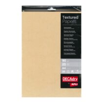 Apli Pack de 25 Hojas de Papel Textura Habana - Ideal para Impresiones Especiales - Compatible con Impresoras Inkjet