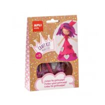 Apli Mini Kit de Manualidades Princesa Rosa - Reduce Estres - Aumenta Autoestima - Mejora Memoria - Desarrolla Coordinacion - Enriquecimiento Personal - Recomendado +5 Años