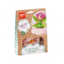 Apli Mini Kit de Manualidades Hada Rosa - Reduce el Estres - Aumenta la Autoestima - Mejora la Memoria - Desarrolla la Coordinacion - Enriquecimiento Personal