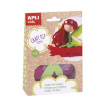 Apli Mini Kit de Manualidades Hada Roja - Incluye Material e Instrucciones - Beneficios: Reduce Estres