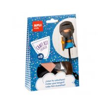 Apli Mini Kit de Manualidades Caballero - Reduce Estres - Aumenta Autoestima - Mejora Memoria - Desarrolla Coordinacion - Enriquecimiento Personal - Recomendado +4 Años