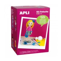 Apli Kit de Manualidades Fofucha Eva - Todo Incluido - Instrucciones Visuales - Nivel Medio