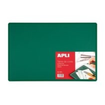 Apli Tabla de Corte PVC A3 - Base Antideslizante - Formula Auto Cicatrizante - Impresion de Cuadricula y Angulos - Ideal para Manualidades y Proyectos - Color Verde