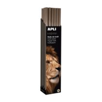 Apli Rollo de Papel Kraft - 70gr - Fibras Naturales - Alta Resistencia - Homogeneidad de Color - Ideal para Embalajes y Manualidades - Color Marron