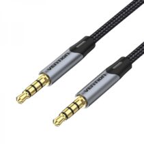 Vention Cable Estereo Jack 3.5 Macho a Jack 3.5 Macho - 1m - Color Gris