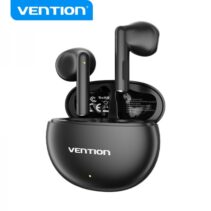 Vention Auriculares Bluetooth 5.3 con Estuche de Carga - 6h Autonomia - ELF 06 - Color Negro