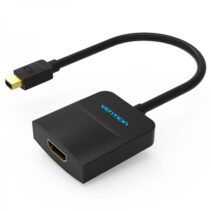 Vention Adaptador Mini Displayport Macho a HDMI Hembra - 0.15m - Color Negro