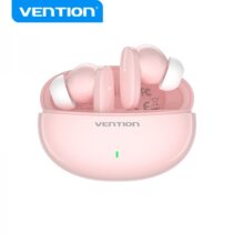 Vention Auriculares Bluetooth 5.3 con Estuche de Carga - 7h Autonomia - Color Rosa