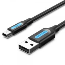 Vention Cable USB 2.0 Macho a MiniUSB Macho - 0.5m - Color Negro