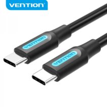 Vention Cable USB-C Macho a USB-C Macho - 1.5m 3A - PD60W - Color Negro