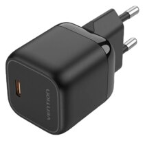 Vention Cargador de Pared GaN USB-C 30W 3A - Carga Rapida - Color Negro