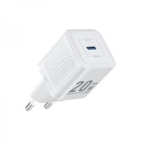 Vention Cargador de Pared GaN USB-C 20W - Carga rapida EU - Color Blanco