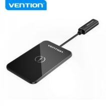 Vention Cargador Wireless 15W Ultra Delgado - 5cm - Color Negro