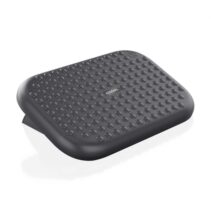 Aisens Reposapies Ergonomico con Inclinacion Ajustable - Base Antideslizante - Peso Max. 20kg - Material HIPS Resistente - Color Negro