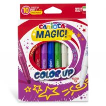 Carioca Color Up Pack de 10 Rotuladores Magicos - Tinta Magica Cambia de Color - Punta Maxi Bloqueada y con Tapa Ventilada - Color Varios