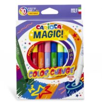 Carioca Color Change Pack de 10 Rotuladores - Tinta Magica Cambia de Color - Incluye Rotulador Magink para Dos Colores - Punta Maxi Bloqueada con Tapa Ventilada - Color Varios